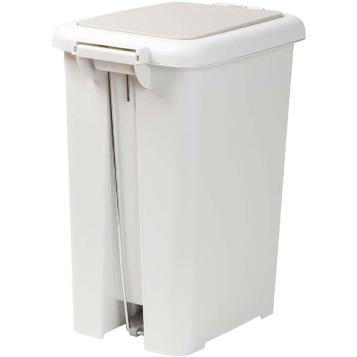 STEP & PUSH DUST BIN 30L GY