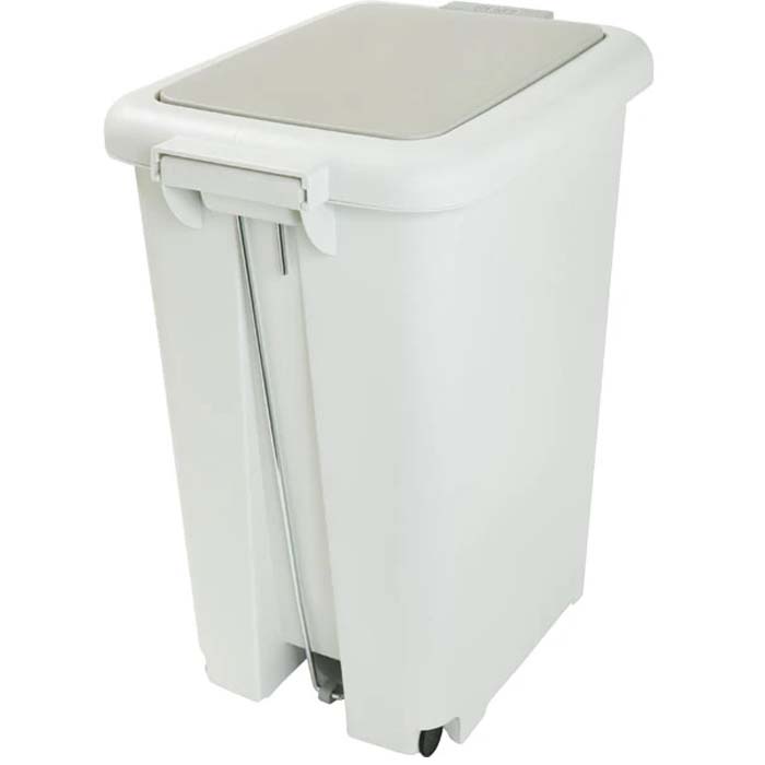 STEP & PUSH DUST BIN 45L GY