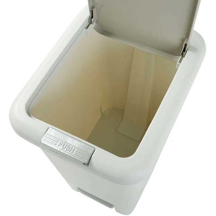 STEP & PUSH DUST BIN 45L GY