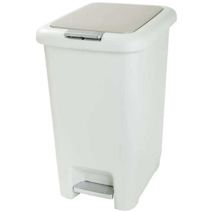 STEP & PUSH DUST BIN 45L GY