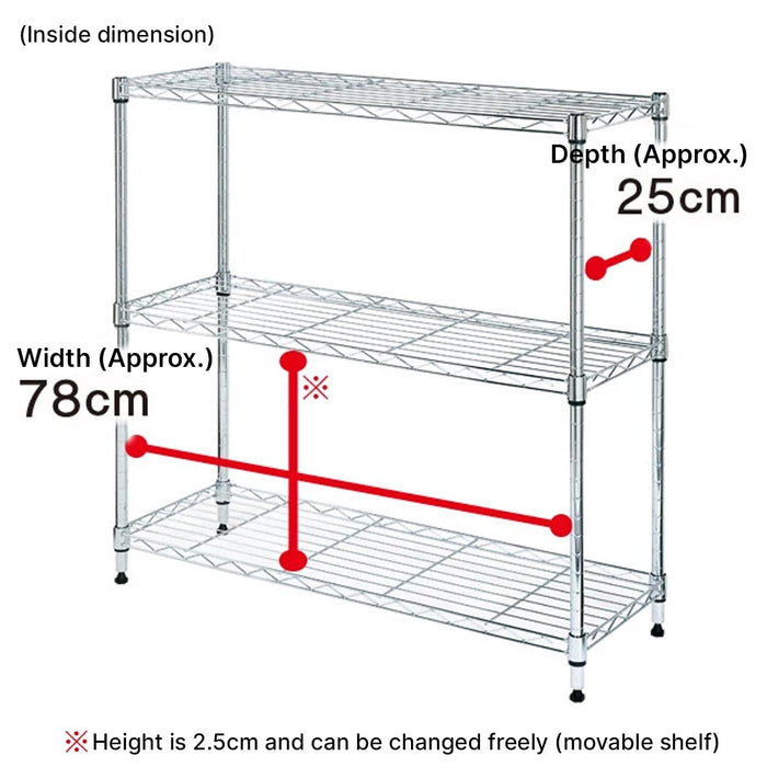 STEEL RACK STANDARD 8530 2TIER DGY