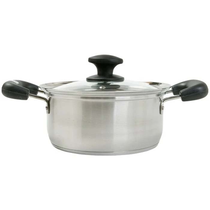 IH STAINLESS CASSEROLE 20CM SFT