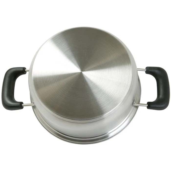 IH STAINLESS CASSEROLE 22CM SFT