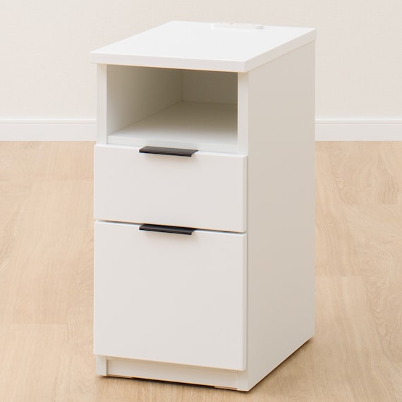 SIDE TABLE ETONA 30-2ST WH USB