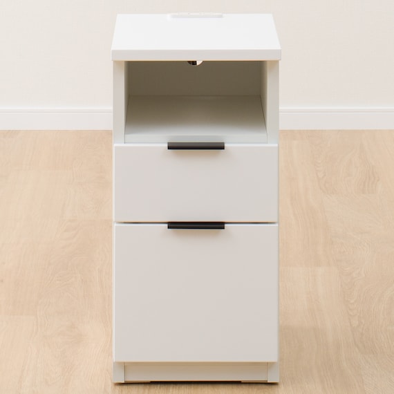 SIDE TABLE ETONA 30-2ST WH USB