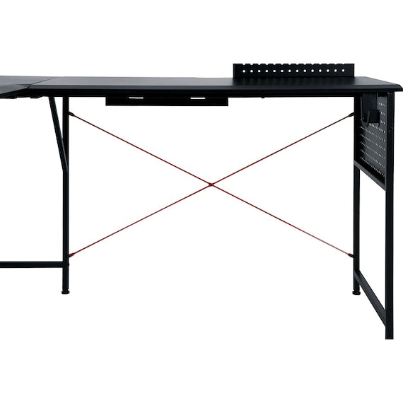 L-SHAPED CORNER DESK GM003 160 BK