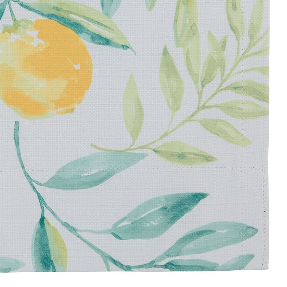 CURTAIN LEMON LEAF 100X178X2