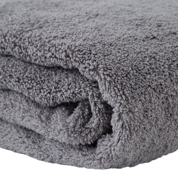 BIG BATH TOWEL FLUFFY2 DGY