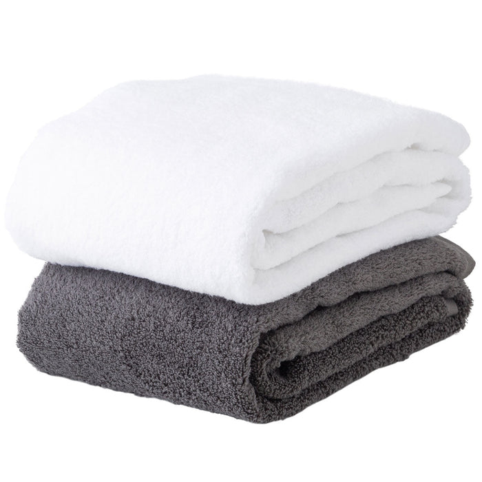 BIG BATH TOWEL FLUFFY2 DGY