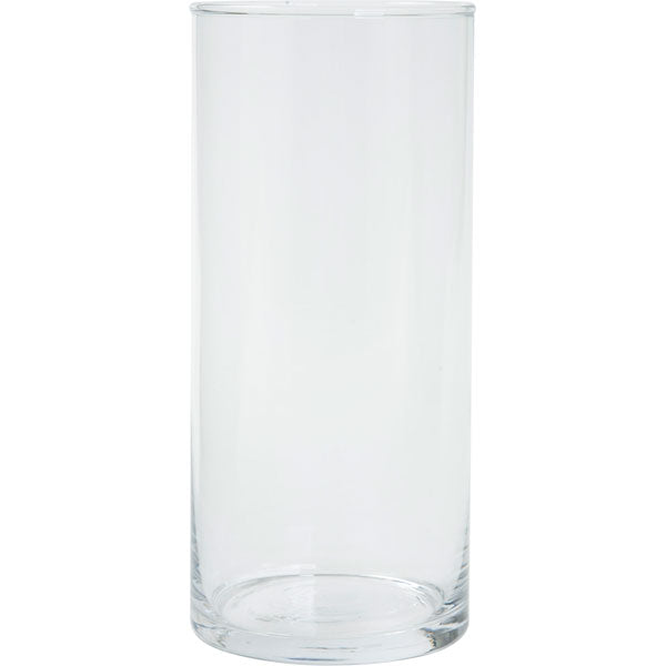 FLOWER VASE CYLINDER 20CM