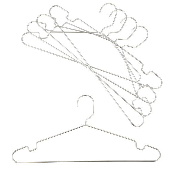 STAINLESS SHIRT HANGER 5P