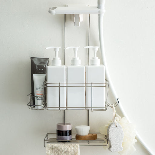 STAINLESS SHOWER RACK 2