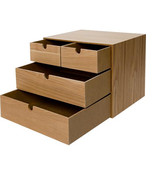 STORAGEBOX NATURAL WOOD 3STEP NA