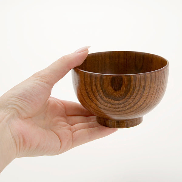 WOODEN SOUP BOWL 10.5CM