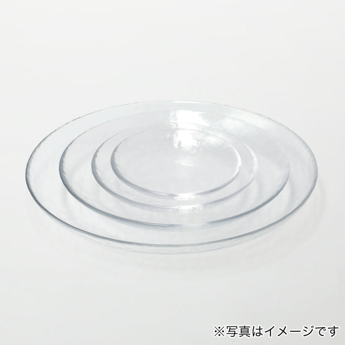 GLASS PLATE 18CM