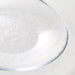 GLASS OVAL PLATE 25CM