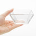 GLASS SQUARE BOWL 10CM