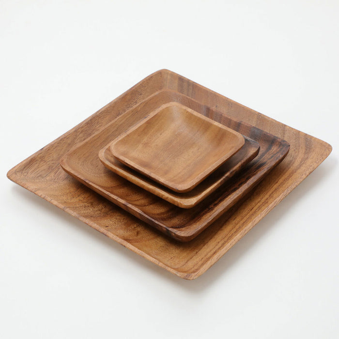 ACAIA SQUARE PLATE 13CM